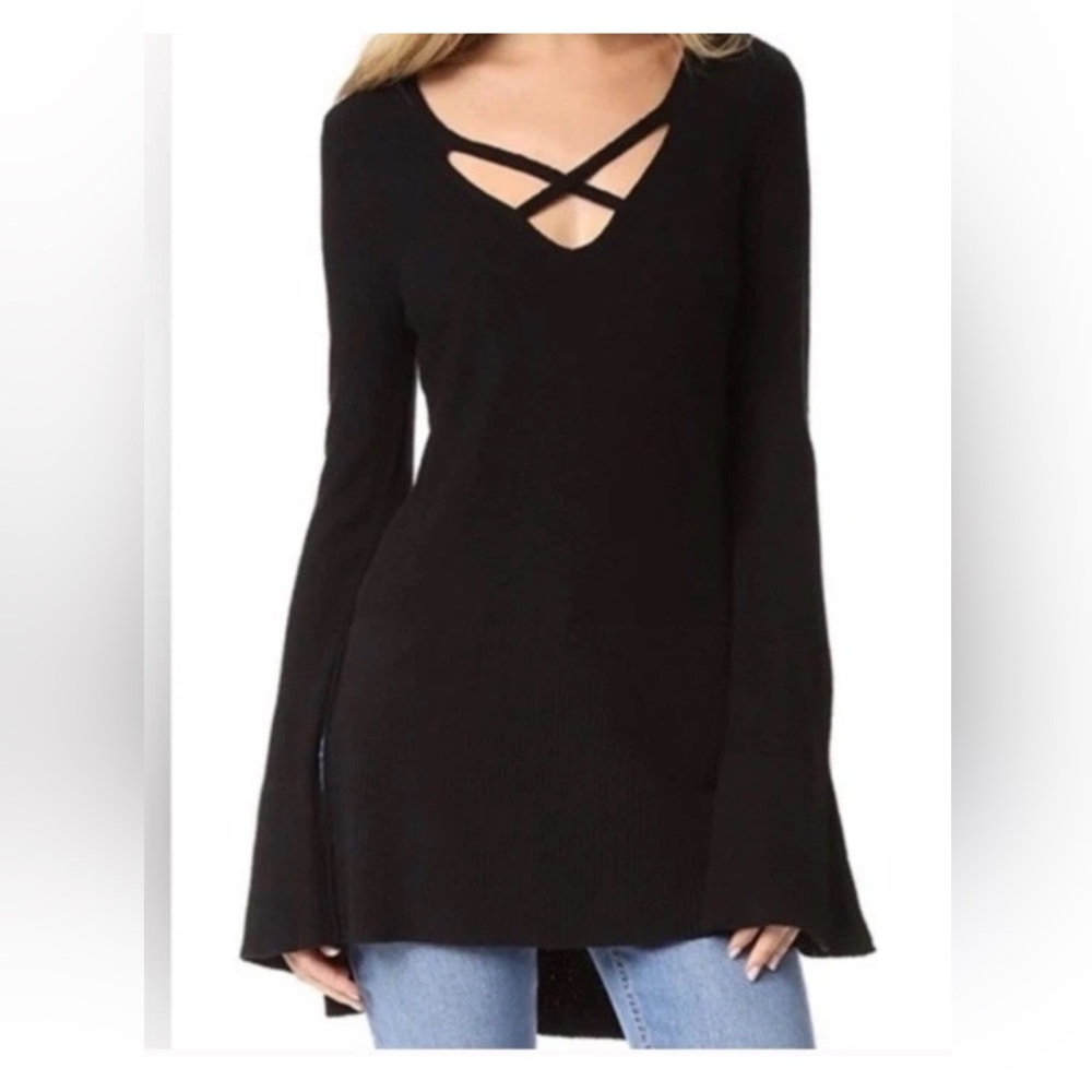Free People Criss Cross Tunic Sweater Size Small
